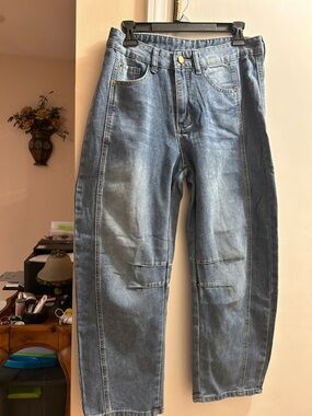 Ladies Light Blue Denim Jeans Unbranded